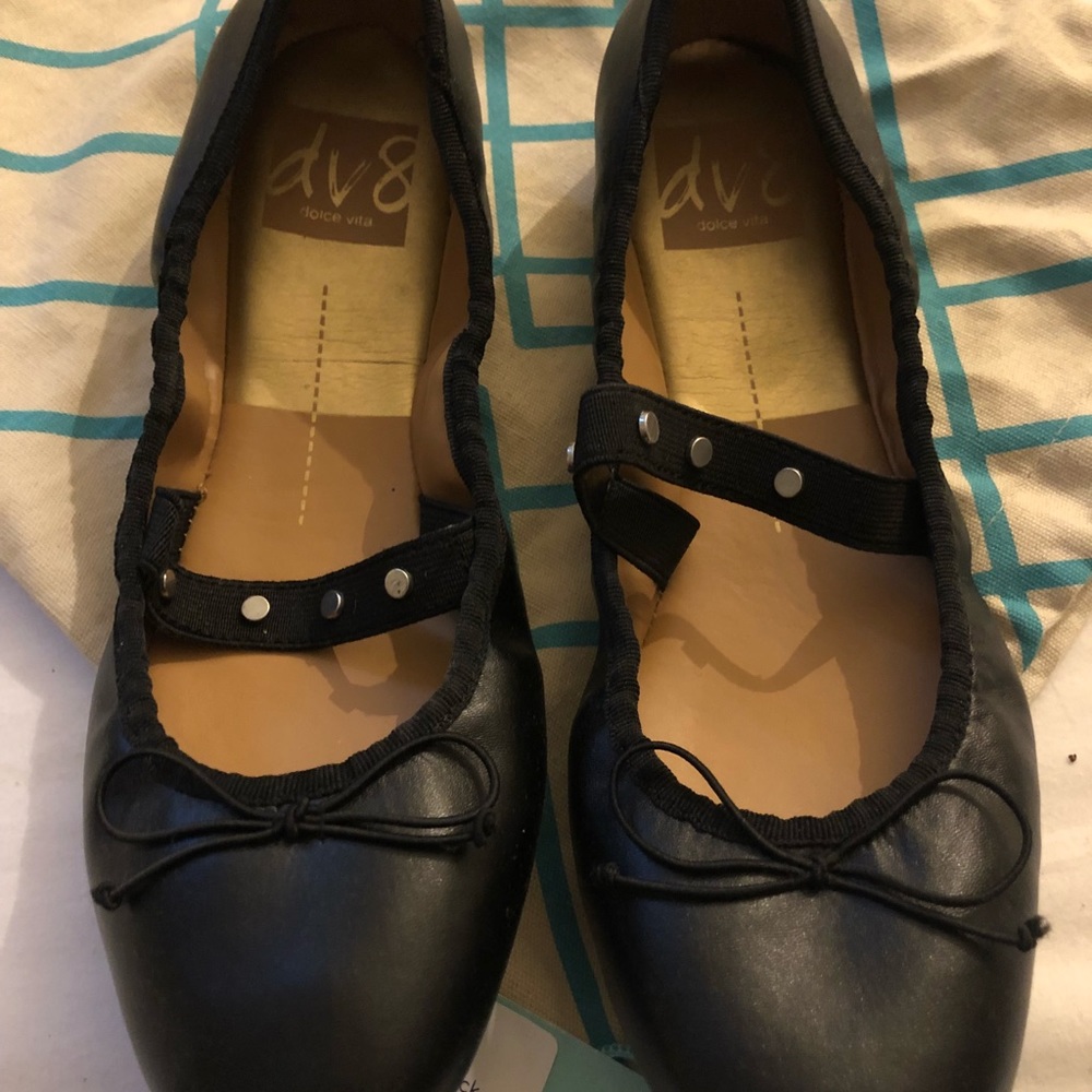 DV8 Aisley Studded Ballet Flat - Size 8